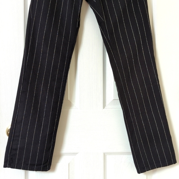 Ralph Lauren Polo Jeans 90's Vintage Embroidered Pinstripe Straight Leg Jeans 4 - Picture 3 of 15